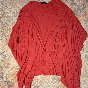 Miracle Berry Women's Terracotta Sleeveless Tunic S or O/S